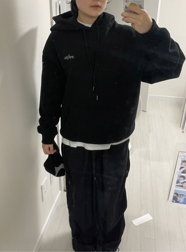 パーカー・フーディ NOT4NERD Oval Logo Pullover Hood Black HD060BK MUSINSA | NOT4NERD Oval Logo Pullover Hood - Black