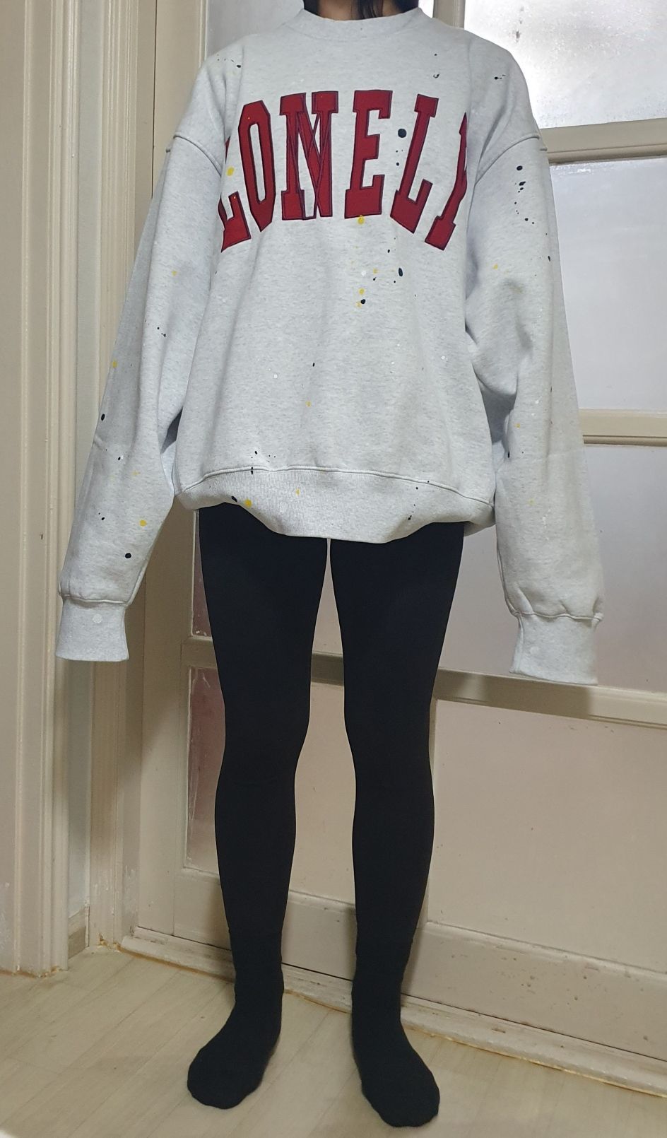 韓国人気ブランド[NOHANT♥] AURORA PAINTING SWEATSHIRT MUSINSA公式 | NOHANT LONELY/LOVELY AURORA PAINTING