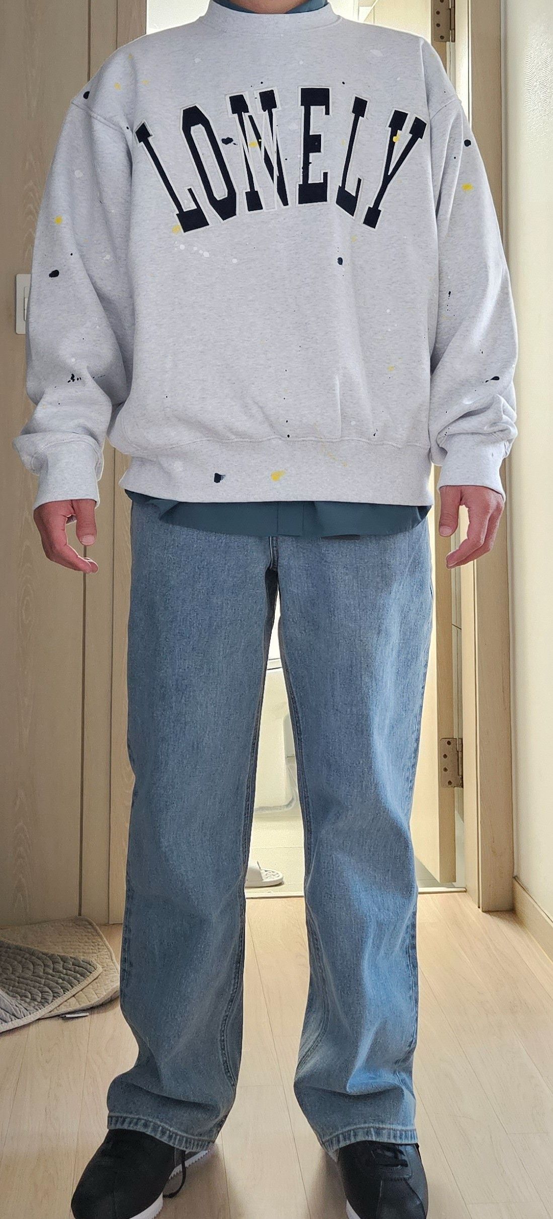 韓国人気ブランド[NOHANT♥] AURORA PAINTING SWEATSHIRT MUSINSA公式 | NOHANT LONELY/LOVELY AURORA PAINTING