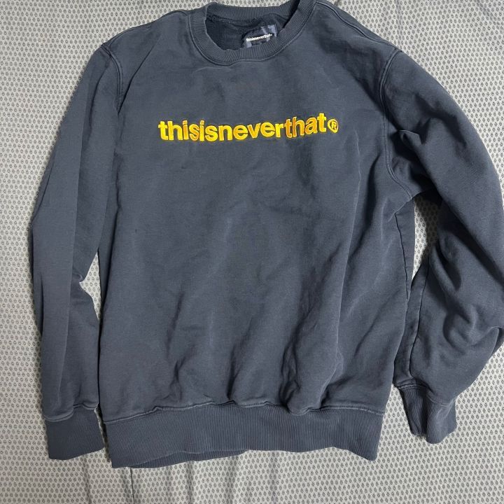 MUSINSA公式 | thisisneverthat (FW23) T-Logo Crewneck Navy