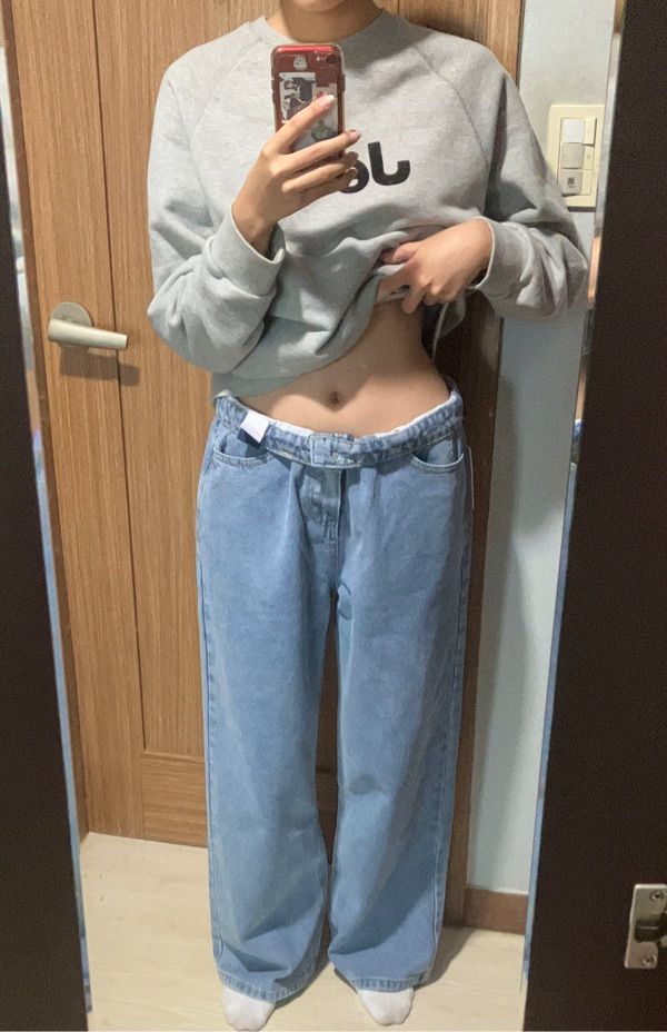 【SATIIIZ】Doran Slab Dough Wide Denim Pants SATIIIZ】Doran Slab Dough Wide Denim Pants (SATiiiZ/デニム