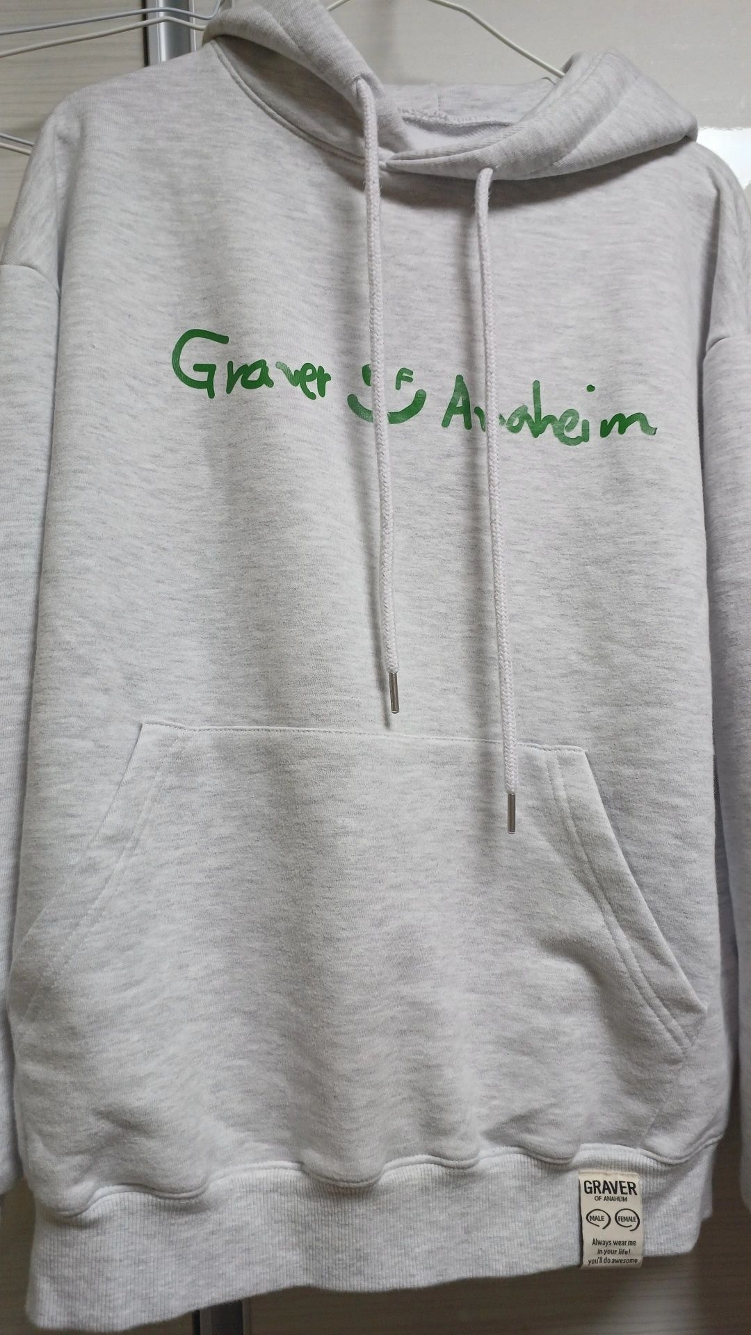 【GRAVER】23FW★ Drawing Logo Drawing Smile Hoodie Designer fashion, Seoul-fully created | W Concept