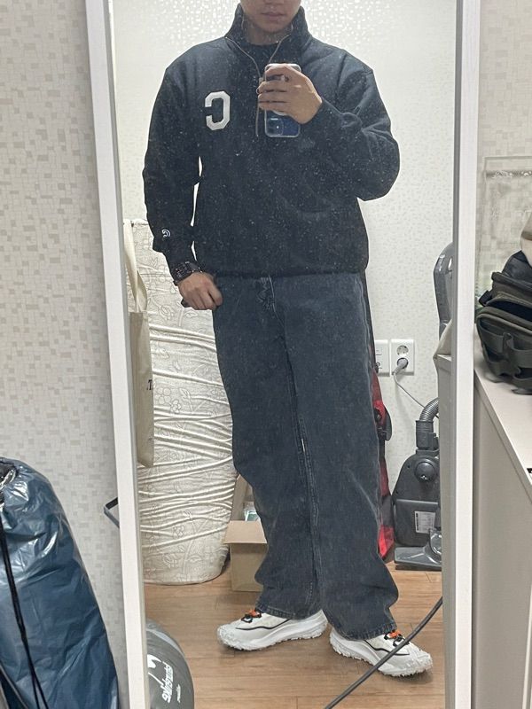 COVERNAT ♥ sketch sweatshirt/追跡付 Covernat C Logo Half Zip-Up Sweatshirt – Dot & Line Store