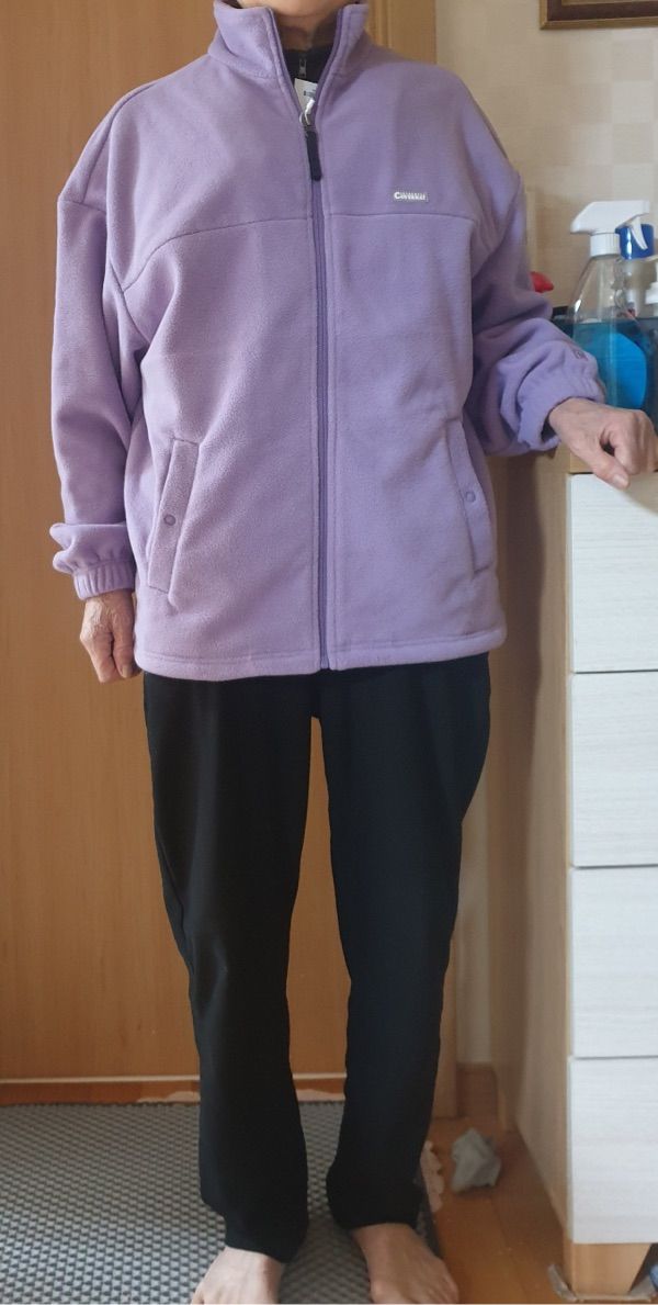 MUSINSA公式 | COVERNAT フリースジップアップジャケットラベンダー