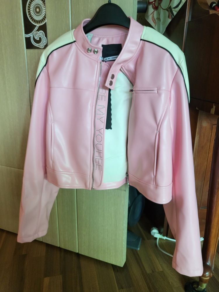 MUSINSA公式 | YOUHEE BE MY YOUHEE BIKER JACKET PINK