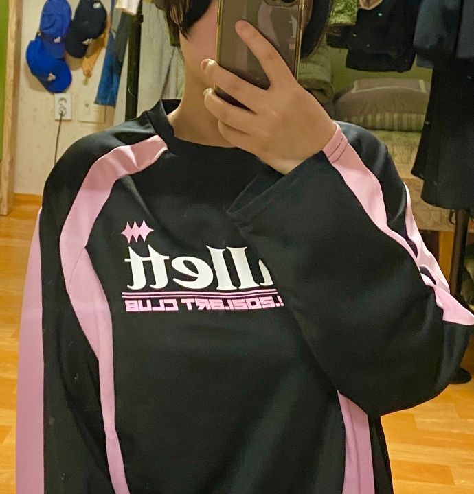 MUSINSA | FALLETT Sports Club Football Jersey Long Sleeve Black