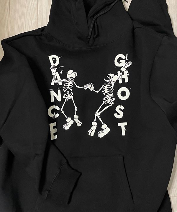 MUSINSA | NICE GHOST CLUB DANCE OF NICEGHOST HOODIE_BLACK