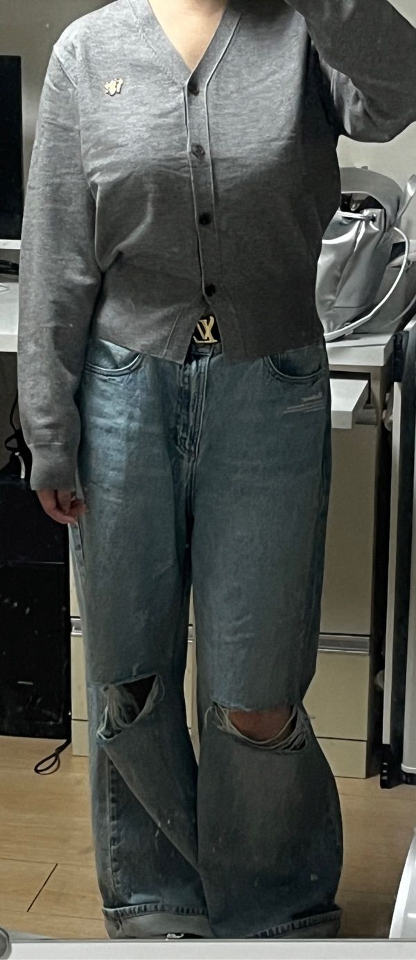 MUSINSA公式 | BADBLOOD 0093 Wide Denim Jeans - Light Blue