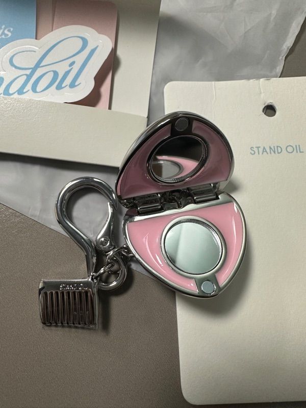 STAND OIL☆Mirror Heart Keyring MUSINSA | STAND OIL Mirror Heart Keyring · Mirror Heart Keyring