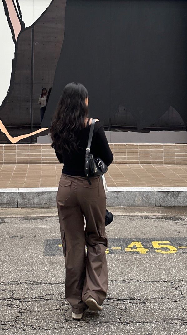 【illigo】string cargo banding pants MUSINSA | ILLIGO String Cargo Banding Pants Brown