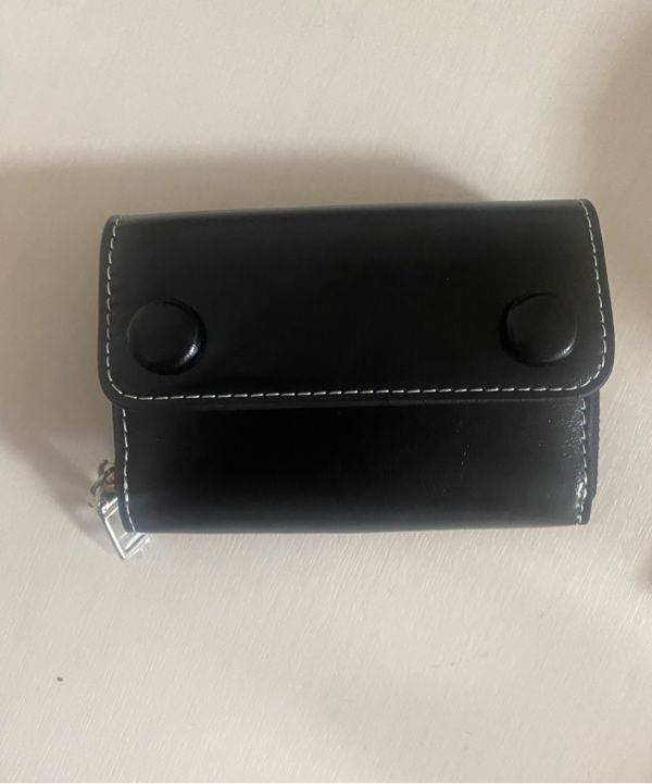 MUSINSA | LEMASQUE Dot Pocket Coin Zipper Bill Card Wallet
