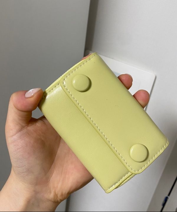 ★lemasque★ Dot Pocket Coin Zipper Bill Card Wallet Pale Le MUSINSA | LEMASQUE Dot Pocket Coin Zipper Bill Card Wallet