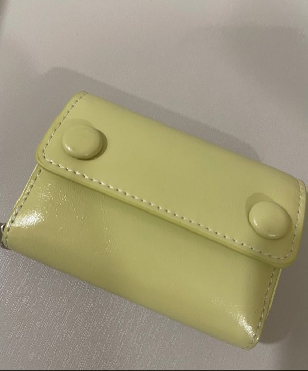 ★lemasque★ Dot Pocket Coin Zipper Bill Card Wallet Pale Le MUSINSA | LEMASQUE Dot Pocket Coin Zipper Bill Card Wallet