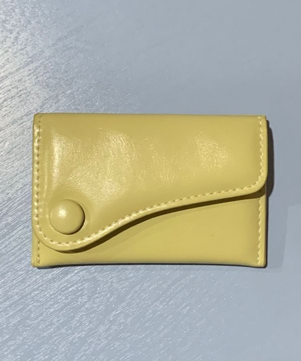 ☆LEMASQUE☆ Dot Saddle Slim Mini Transit Card Wallet Cognac MUSINSA | LEMASQUE Dot Saddle Slim Mini Transportation Card