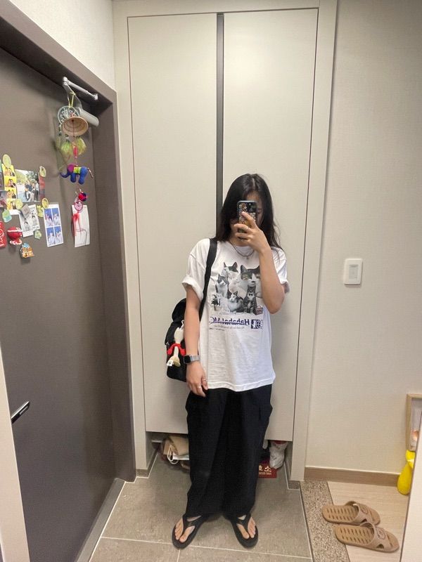 MUSINSA | LMC LMC X HAHA HA OFFICE CATS MARKETING TEAM TEE white