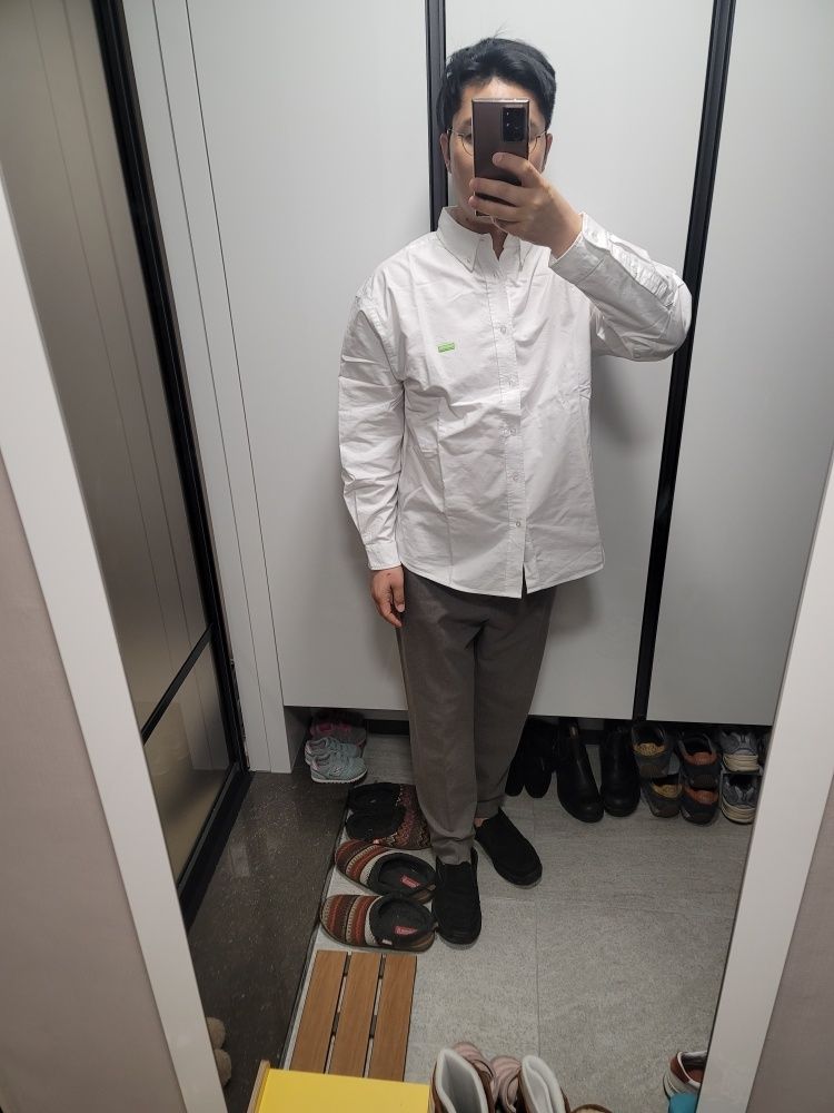 MUSINSA | YESEYESEE YES Oxford Shirt White