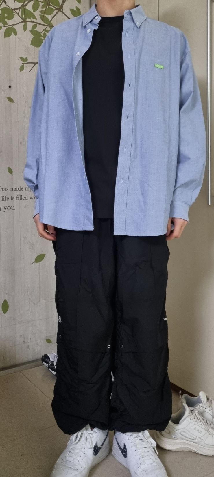 MUSINSA | YESEYESEE YES Oxford Shirt Sky blue
