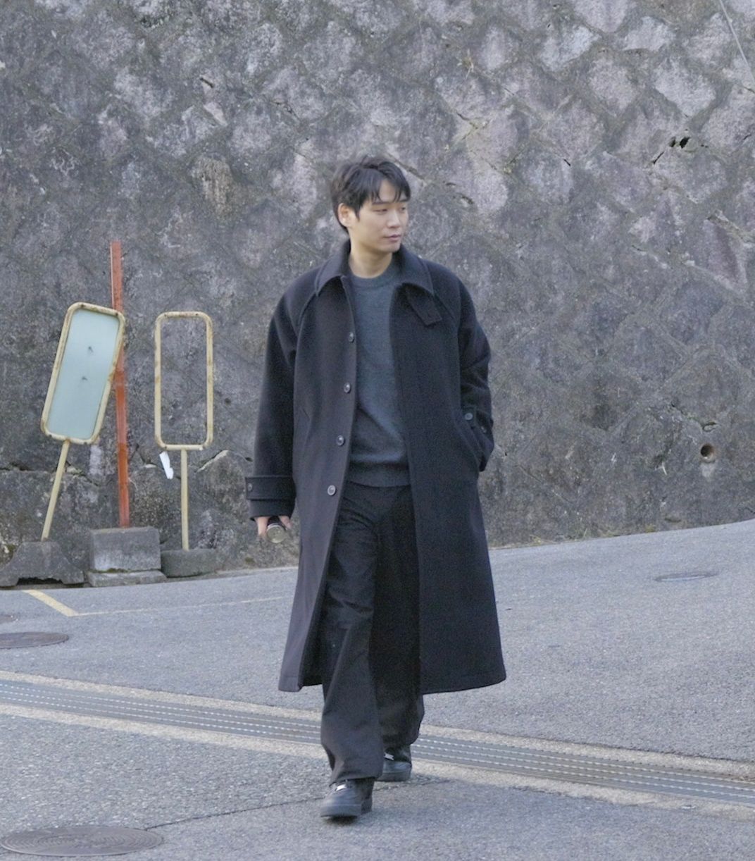 MUSINSA公式 | COOR ベルランディ カシミヤブレンド バルマカンコート