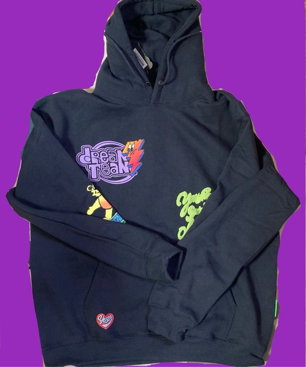 MUSINSA | YESEYESEE YES Lightning Bear Hoodie Gray