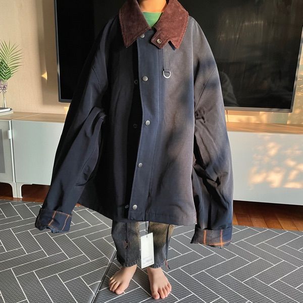 MUSINSA | FRIZMWORKS HERITAGE HUNTING JACKET 002 _ NAVY