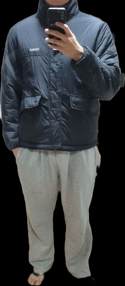 ☆【COVERNAT】☆REVERSIBLE COLLARLESS COMFYBOA JACKE.T☆ Rare Thermore X Covernat Unisex Sherpa Reversible Japan