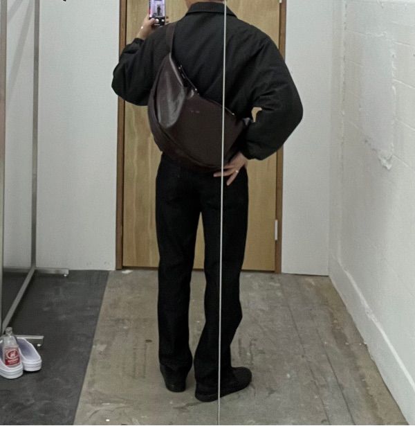 ショルダーバッグ Drawfit X Kangstylist Hobo Leather Crossbody Bag DARK BROWN MUSINSA | DRAW FIT [Draw Fit X Kang Stylist] Hobo Leather