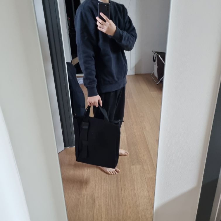 トートバッグ qualpack 3WAY Canvas Bag QC3003B Black qc3003b16black MUSINSA | QUALPACK 3WAY Canvas Bag QC3003B Black