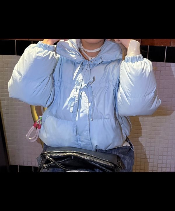 [Margarin Fingers] ribbon shirring padding ☆送料込☆ MUSINSA公式 | MARGARIN FINGERS RIBBON SHIRRING PADDING