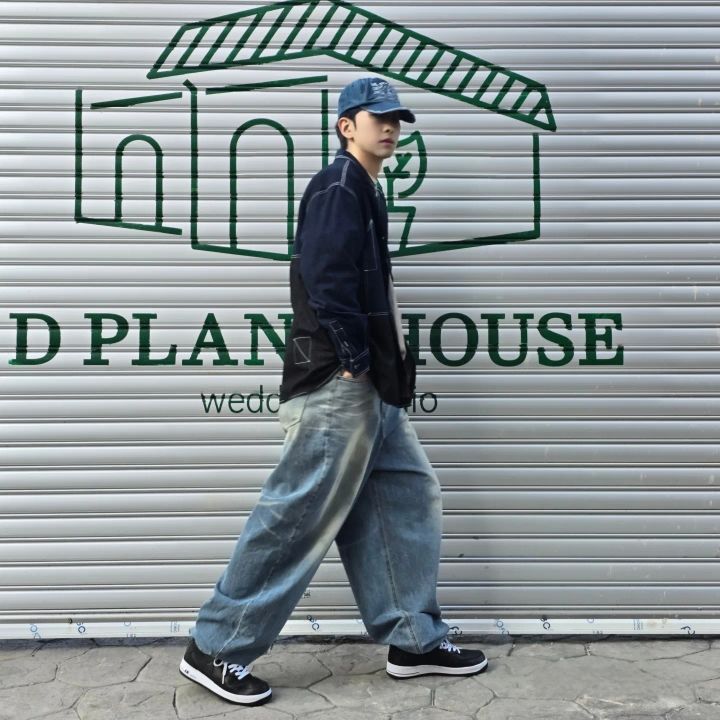 ●MILLO ARCHIVE● Core Denim Ball Cap Washed Black ML255WK Designer fashion, Seoul-fully created | W Concept