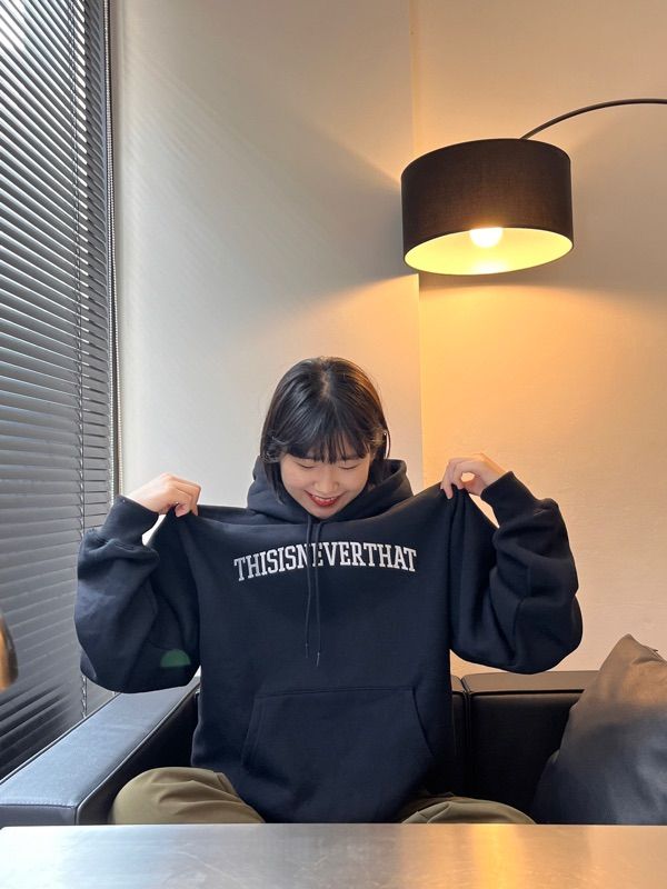 【THISISNEVERTHAT】(FW23) Arch-Logo Hoodie Navy 2023083011412300000078798.jpg