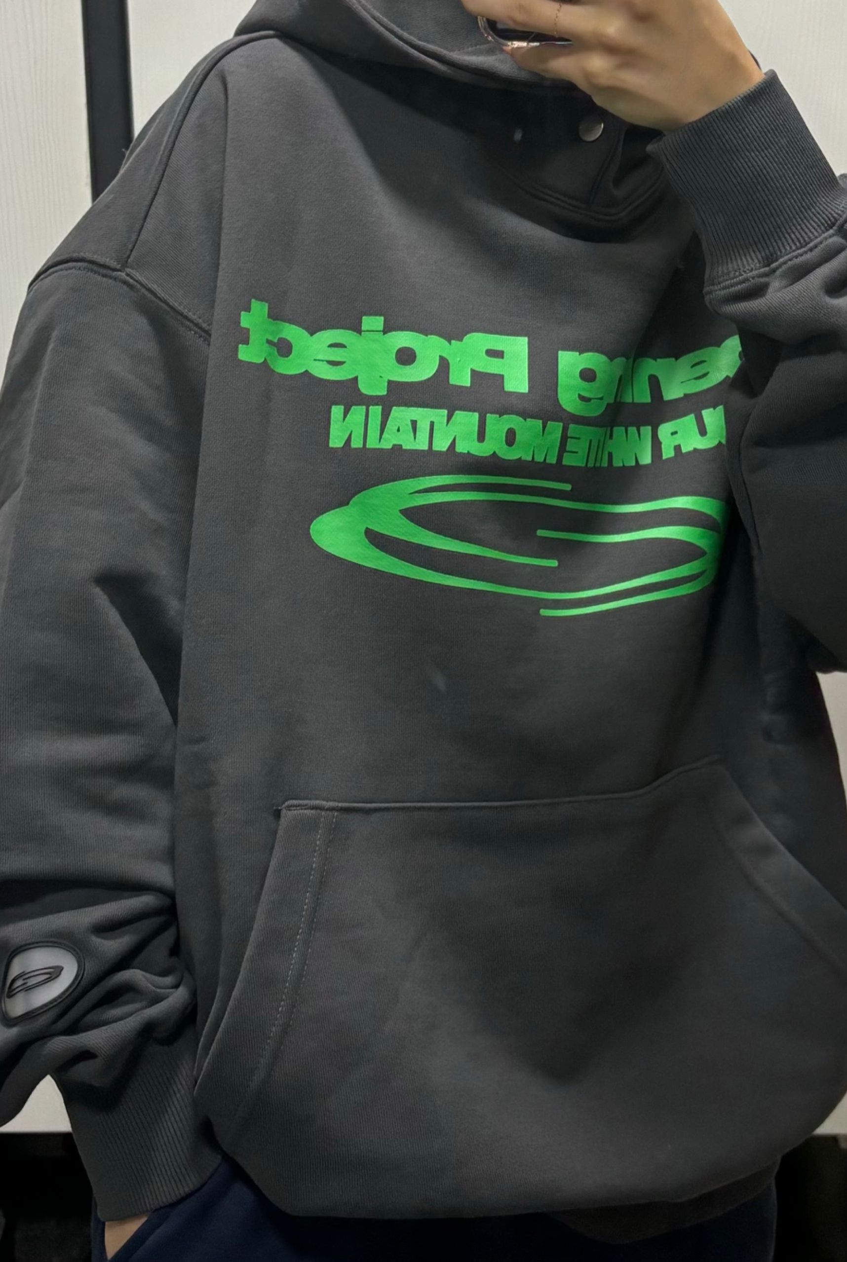 トップスその他 Opening Project W Identity Hoodie Black MUSINSA公式 | AOX Impossible hoodie sweatshirt(Black)