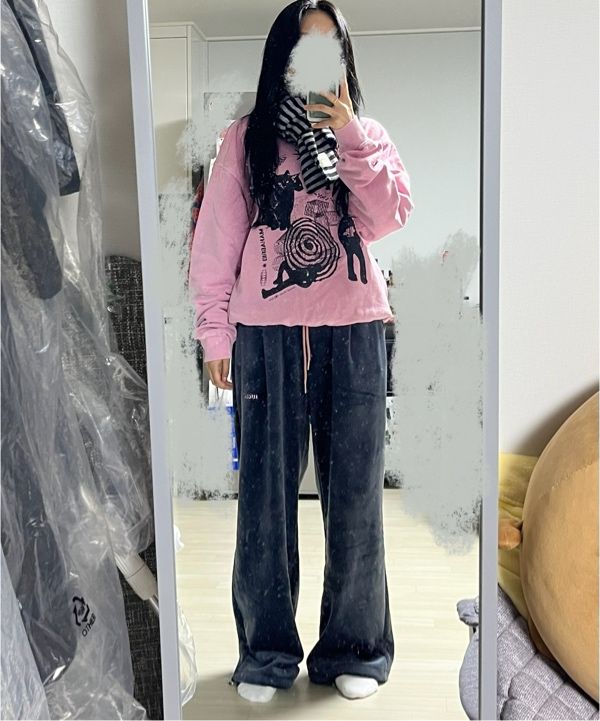 MUSINSA | WAI KEI Double Corduroy Banding Pants Charcoal