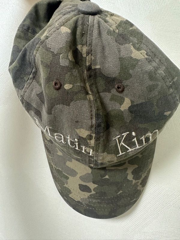 MUSINSA公式 | MATIN KIM MATIN CAMOUFLAGE CAP IN KHAKI