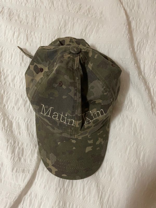 MUSINSA公式 | MATIN KIM MATIN CAMOUFLAGE CAP IN KHAKI