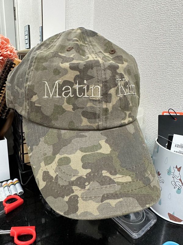 MUSINSA公式 | MATIN KIM MATIN CAMOUFLAGE CAP IN KHAKI
