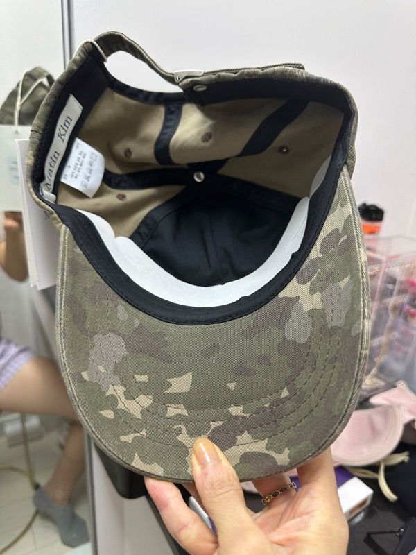 MUSINSA公式 | MATIN KIM MATIN CAMOUFLAGE CAP IN KHAKI