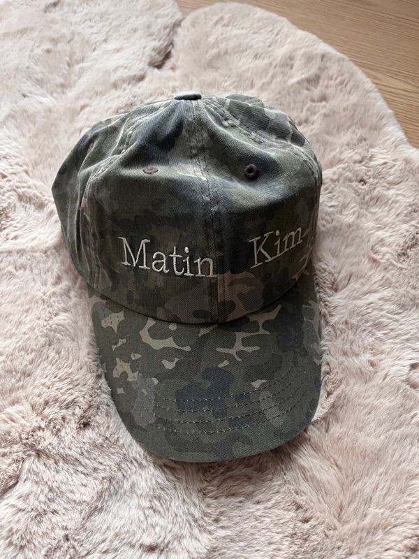 MUSINSA公式 | MATIN KIM MATIN CAMOUFLAGE CAP IN KHAKI