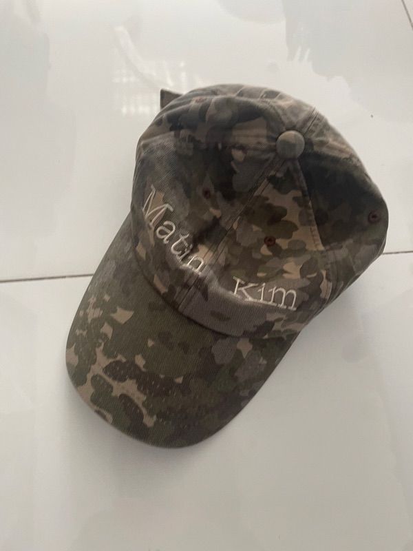 MUSINSA公式 | MATIN KIM MATIN CAMOUFLAGE CAP IN KHAKI