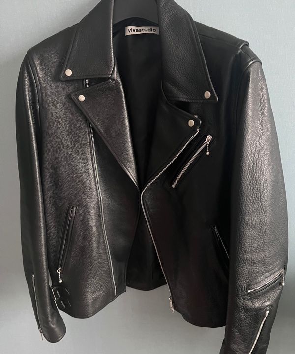 MUSINSA公式 | VIVASTUDIO COWHIDE CLASSIC RIDERS JACKET [BLACK]
