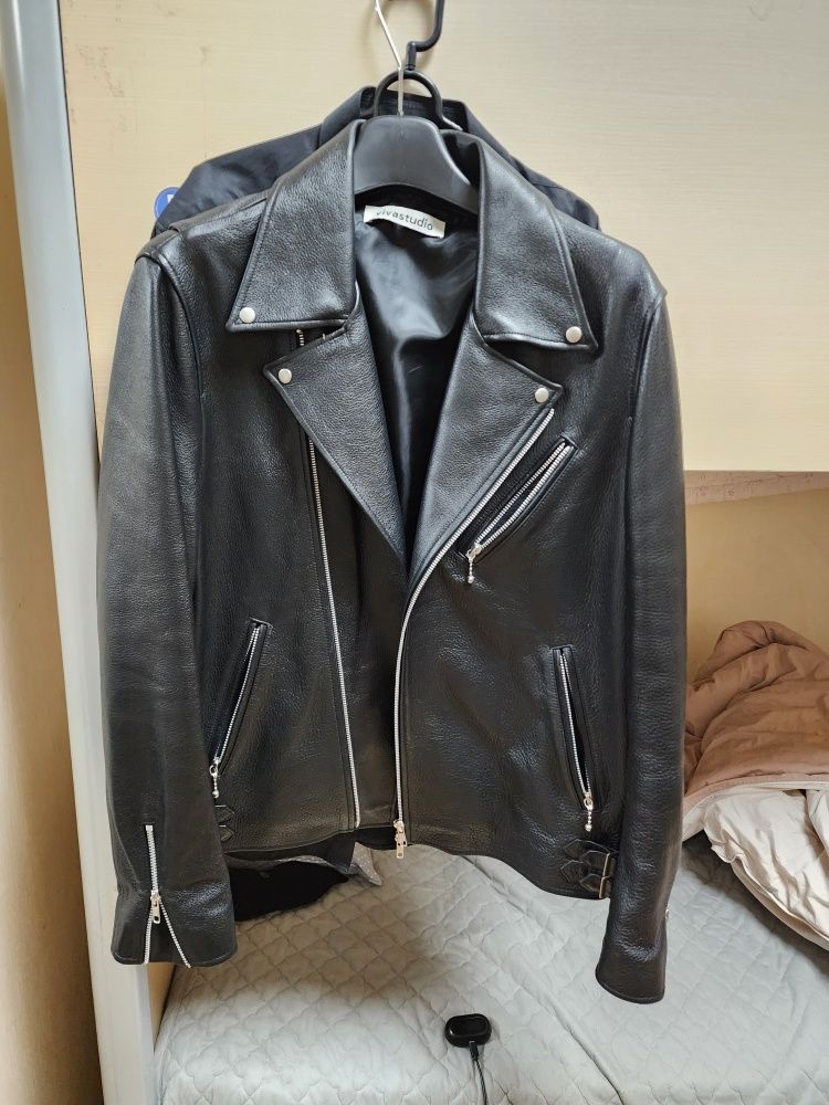 ジャケット・アウター vivastudio classic riders jacket MUSINSA公式 | VIVASTUDIO COWHIDE CLASSIC RIDERS JACKET [BLACK]