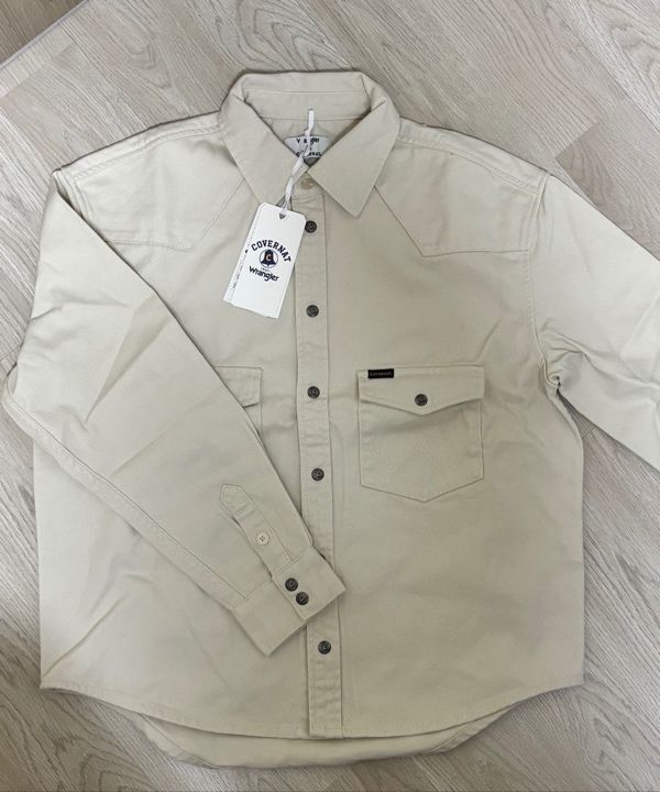 [COVERNAT]★ Overfit preppy brushed twill shirt MUSINSA | COVERNAT [COVERNAT x WRANGLER] Overfit Cotton