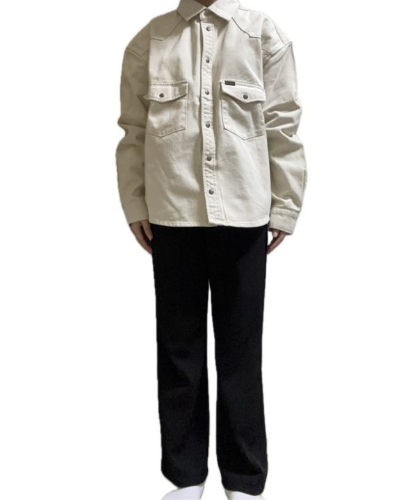 [COVERNAT]★ Overfit preppy brushed twill shirt MUSINSA | COVERNAT [COVERNAT x WRANGLER] Overfit Cotton