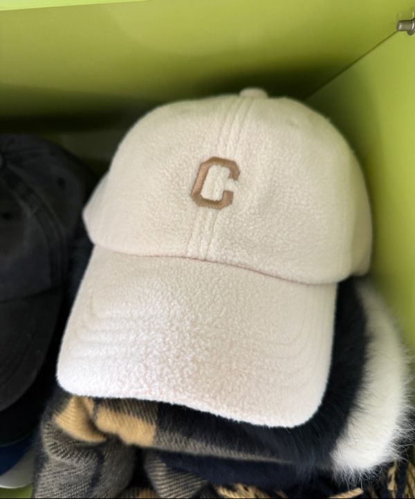 MUSINSA | COVERNAT Standard Fit C Logo Fleece Ball Cap Brown