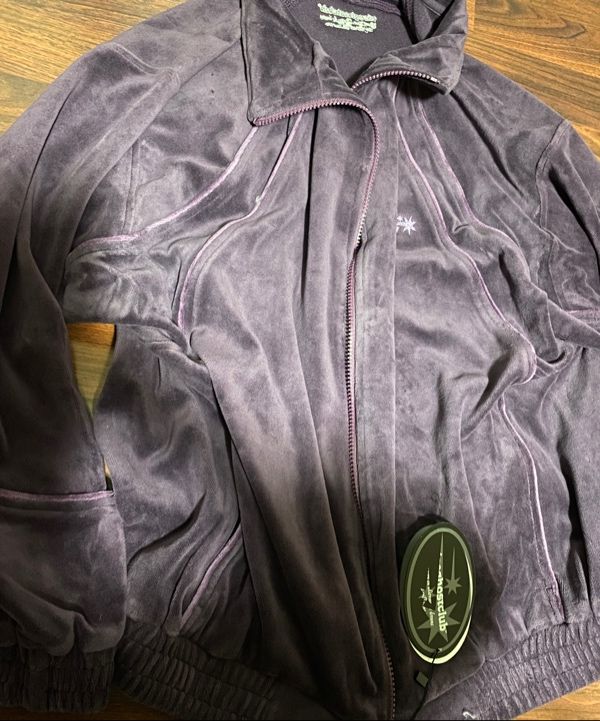 ジャケット [NICEGHOSTCLUB]VELOUR TRACK JACKET_PURPLE(NG2DFUB933A) MUSINSA | NICE GHOST CLUB VELOUR TRACK JACKET_PURPLE