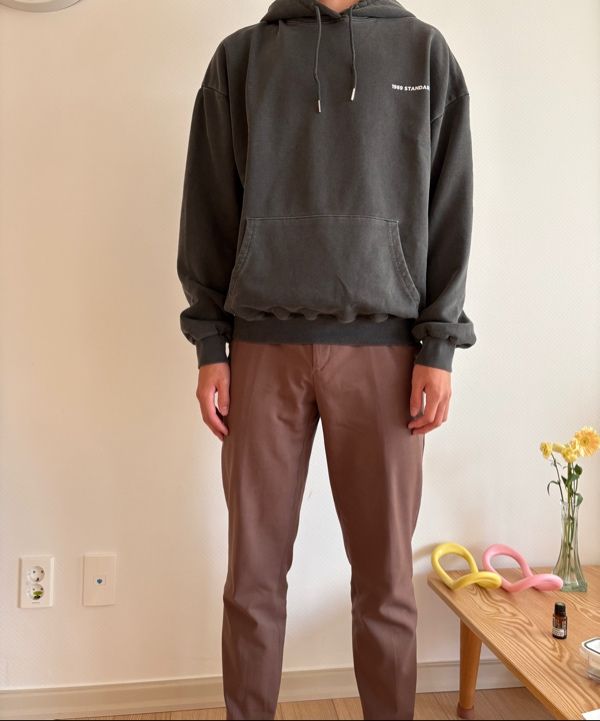 MUSINSA | 1989STANDARD MAIN LOGO Pigment Hood (SPHSTD-0017)