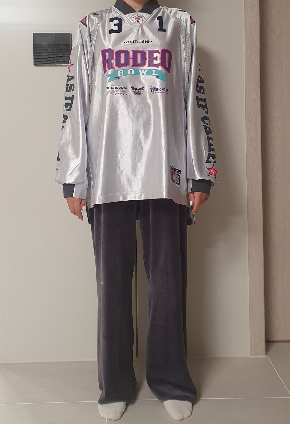 人気 ☆ASIF CALIE ☆ RODEO FOOTBALL JERSEY MUSINSA | ASIF CALIE RODEO FOOTBALL JERSEY BLACK