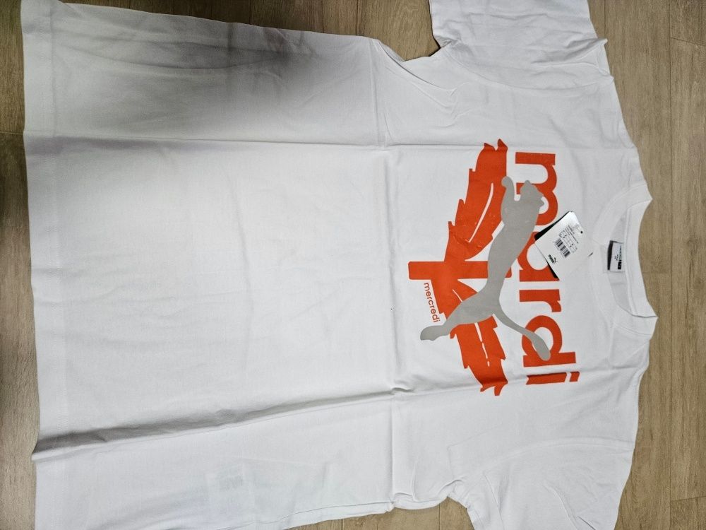 MUSINSA | PUMA Puma×Mardi Mercdi Graphic T-Shirt - White