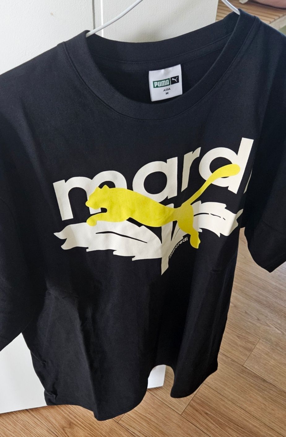 MUSINSA | PUMA Puma×Mardi Mercdi Graphic T-Shirt - Black