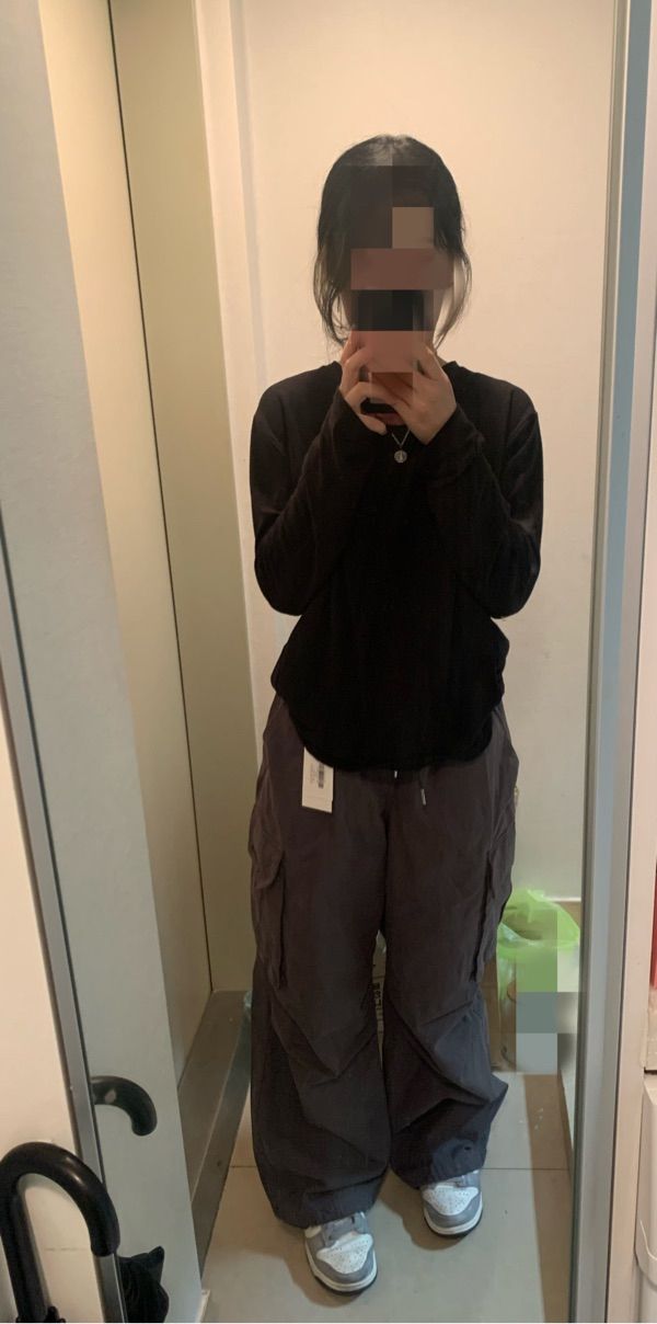 MUSINSA | ODDSTUDIO Parachute washed wide cotton cargo pants