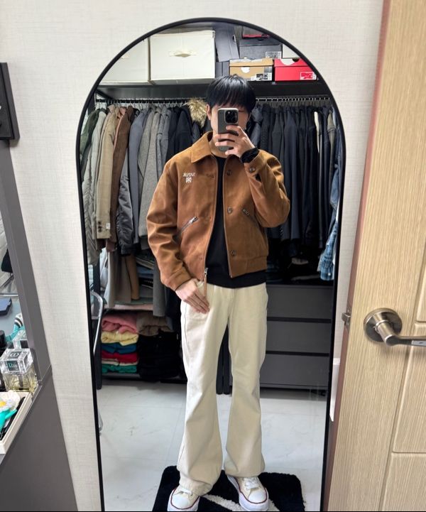 SATUR セター スウェード ジャケット ダークブラウン Mサイズ ブラウン（茶色）系 SATUR(セター) ジャケット(レディース) - 海外通販